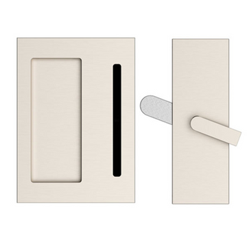 Emtek 222201 Modern Rectangular Barn Door Privacy Locks